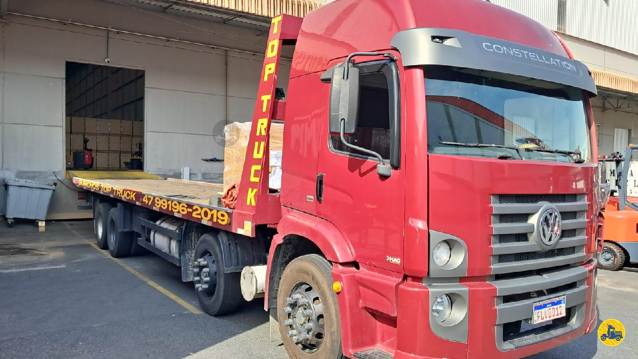 CAMINHAO VOLKSWAGEN VW 24280 Plataforma BiTruck 8x2 Classe A Transportes ITAPEMA SANTA CATARINA SC